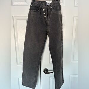 Princess Polly Charcoal High Rise Jeans